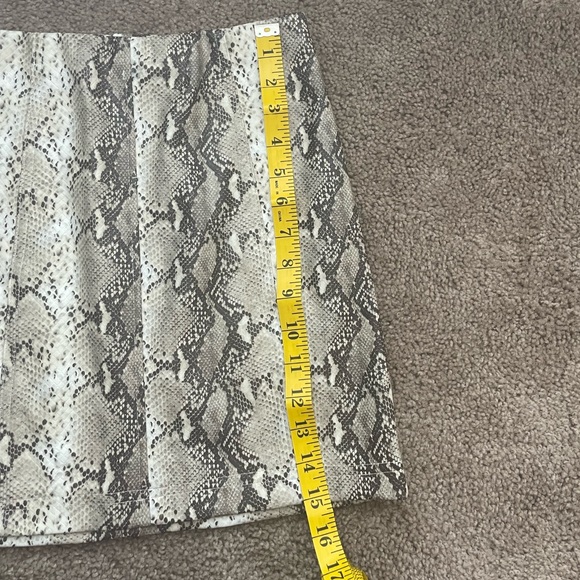 Lulus Snakeskin Mini Skirt - Picture 3 of 5